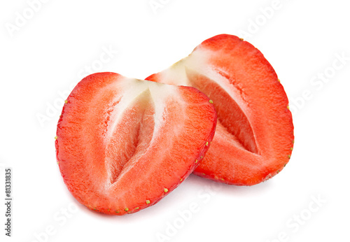 Wallpaper Mural Strawberry part isolated Torontodigital.ca