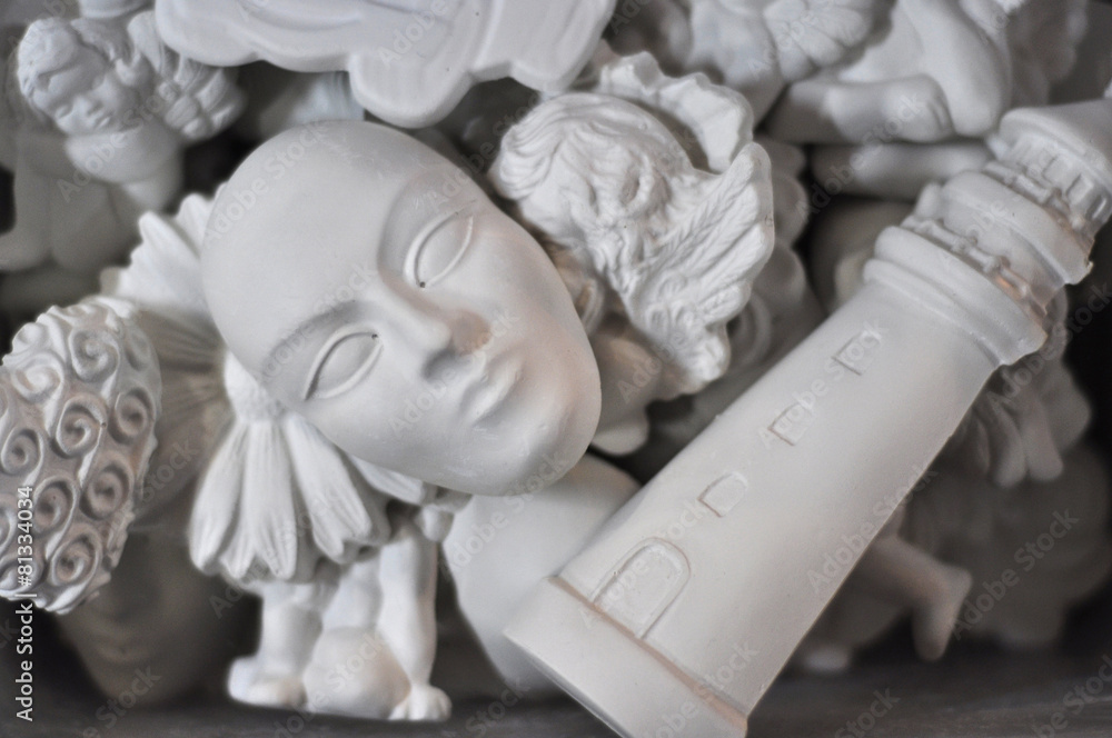 Obraz premium Venetian face mask on white