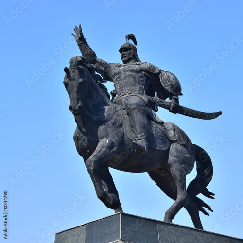 Monument to the 18th-century war hero BOGENBAY BATYR in Astana