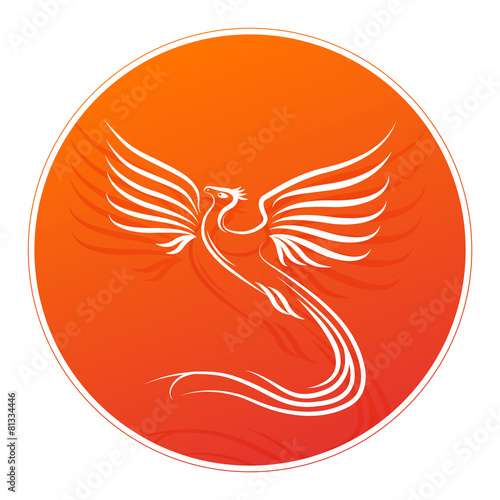 Phoenix bird silhouette