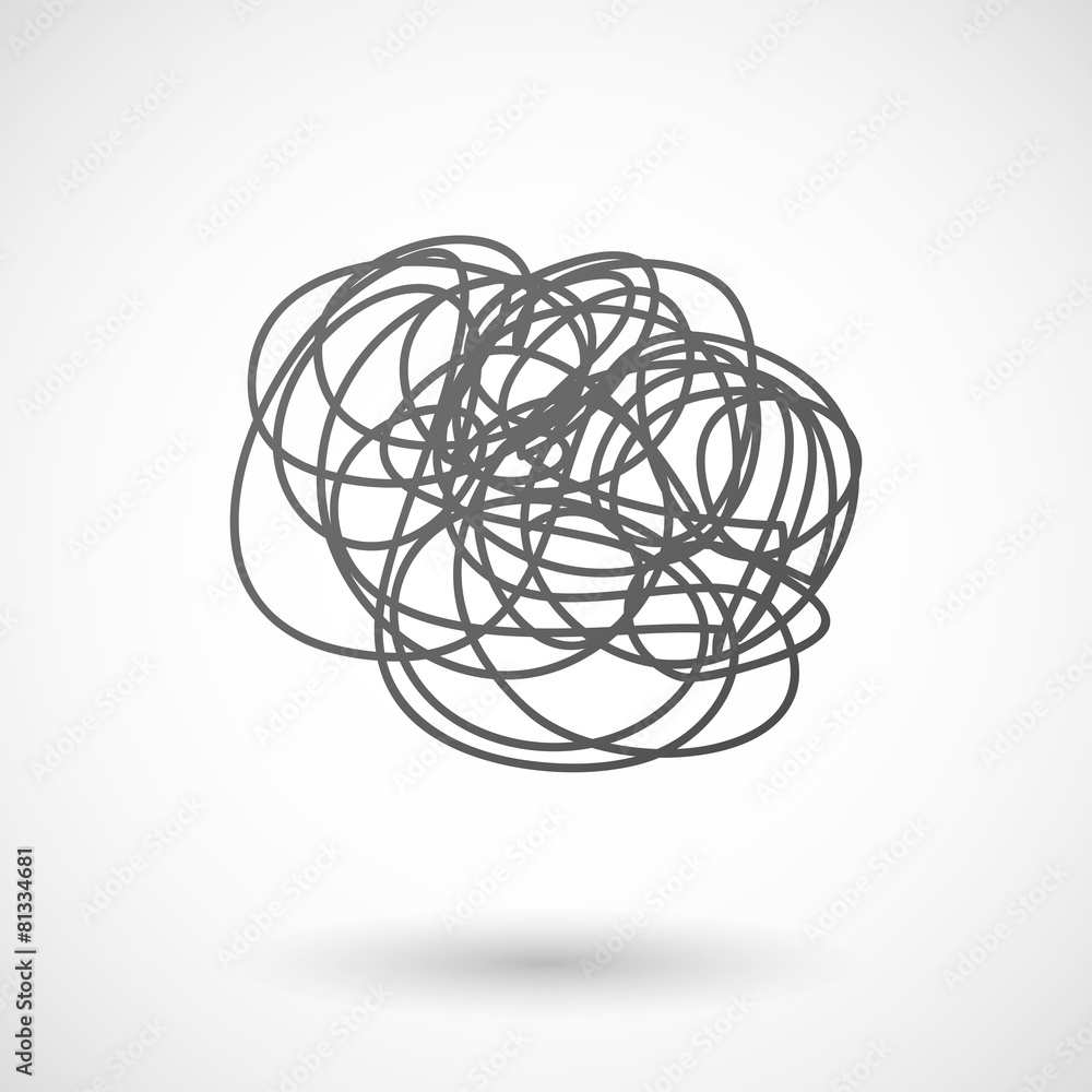 Grey doodle icon Grey doodle icon