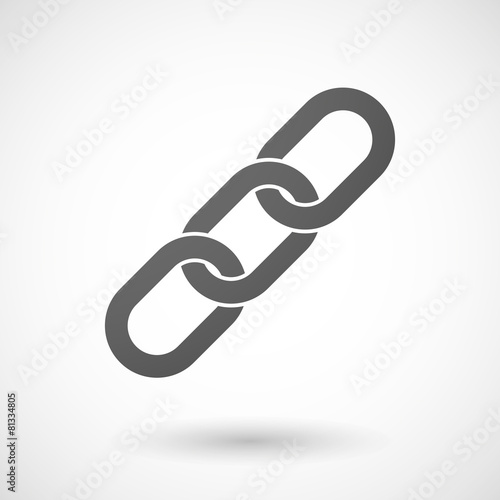 Grey chain icon