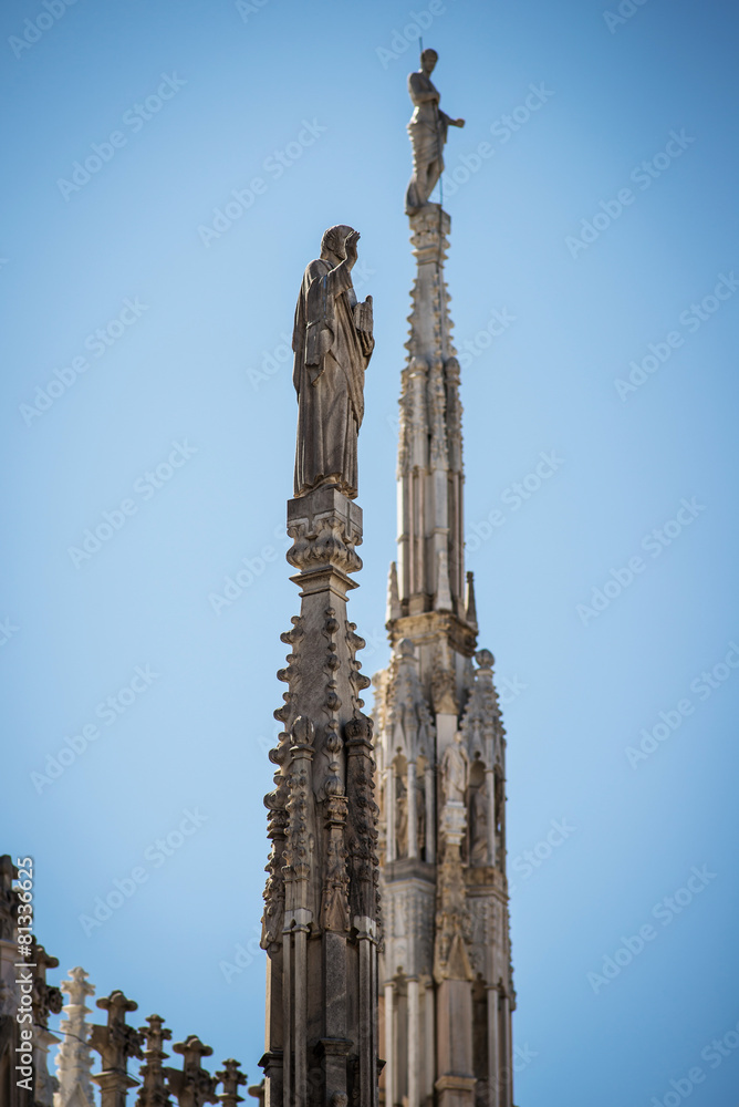 Duomo Milan - steeple detail
