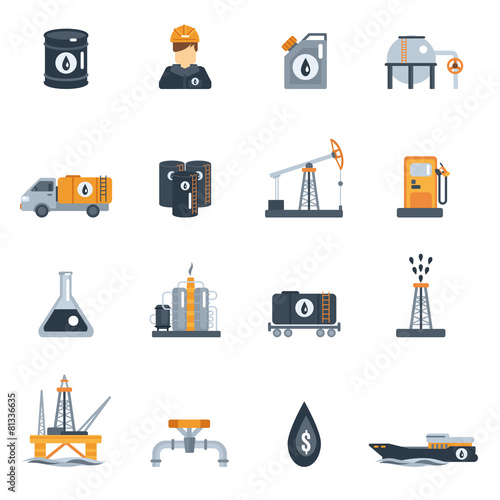 Oil Industry Flat Icon