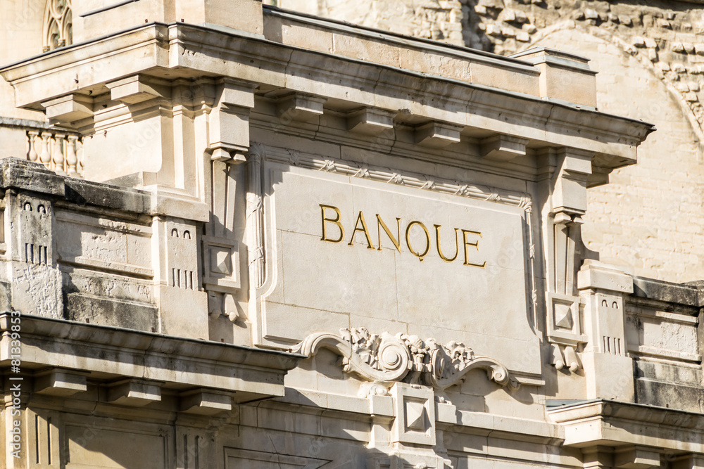 Bâtiment ancien banque