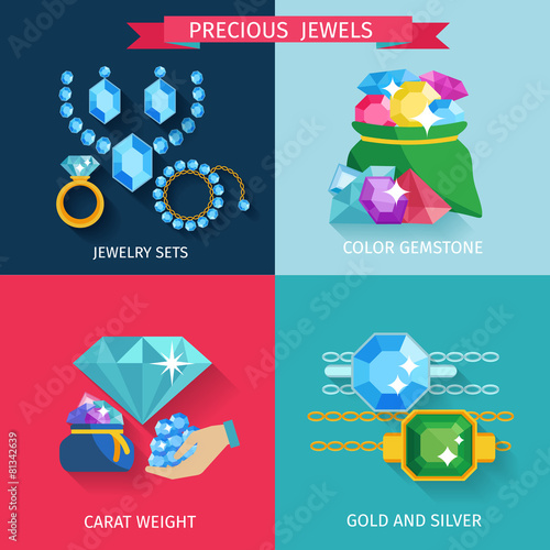 Precious Jewels Flat