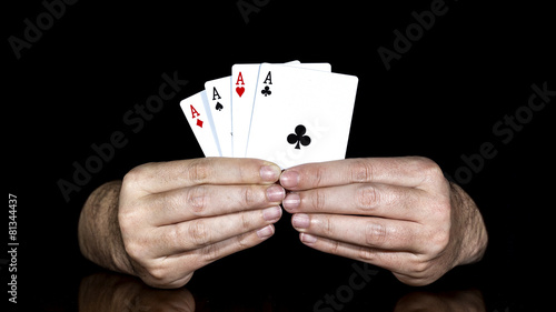 Poker of As