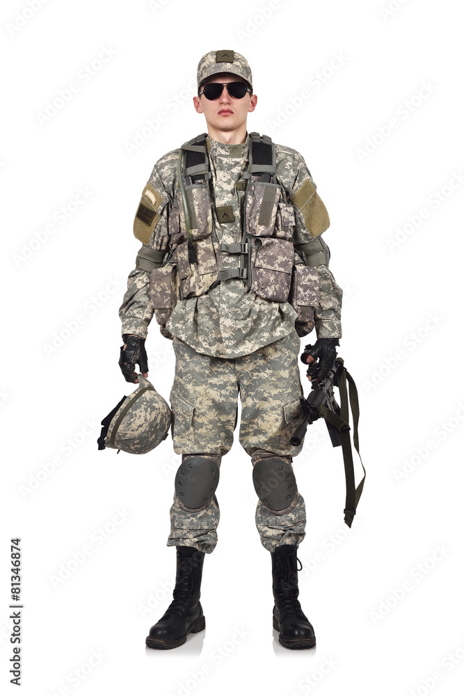 american soldier with rifle american soldier with rifle