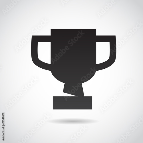 Trophy vector icon.