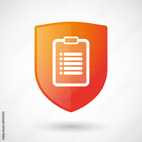 Shield icon with an inform