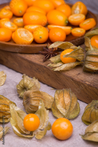 physalis and kumquat