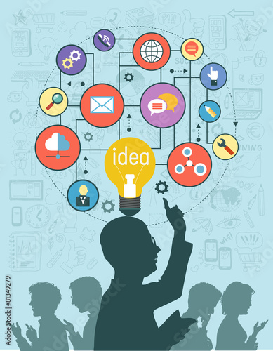 business idea infographics