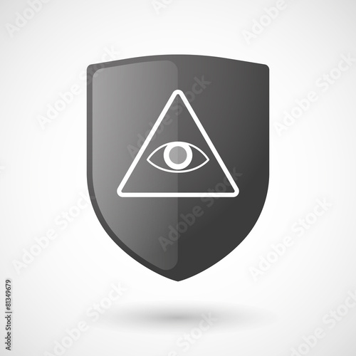 Shield icon with an all seeing eye