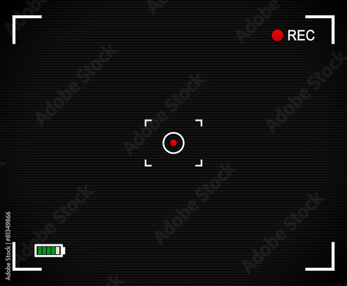 Camera background, Camera Viewfinder with cross hair, target mar
