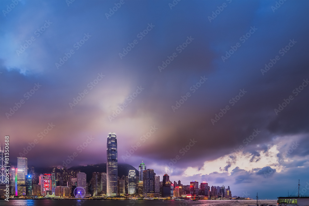 Fototapeta premium Hong Kong city scenes