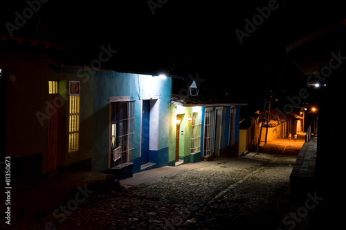 Street at night, Trinidad, Cuba