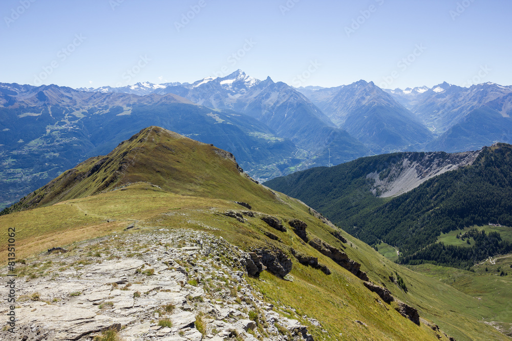 Fototapeta premium In cima alla montagna