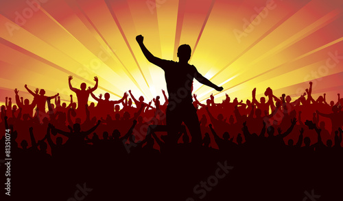Banner for sports championship and concert