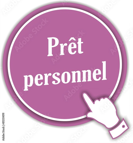 bouton prêt personnel
