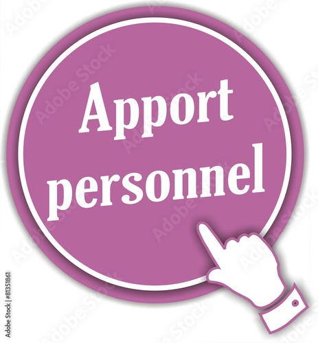 bouton apport personnel