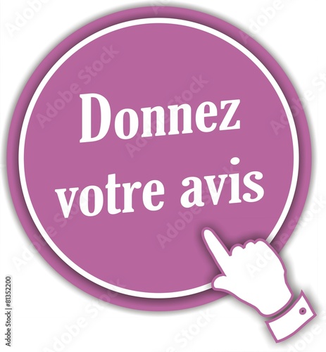 bouton donnez votre avis
