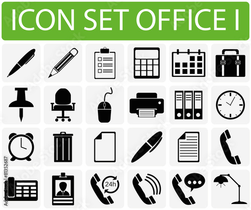 Icon Set Office I