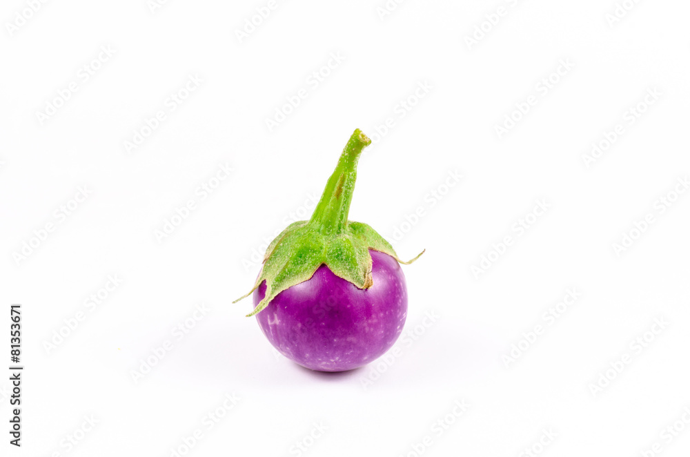 Fresh purple eggplant isolated on white background Fresh purple eggplant isolated on white background