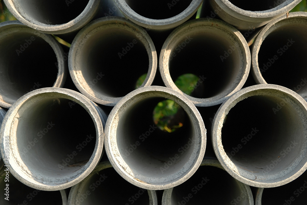 Group of Cement Tube or Pipe concrete Group of Cement Tube or Pipe concrete
