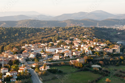 Fotografie St-Privat-des-Vieux, Le Gard vue du ciel