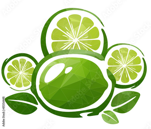 lime and slices