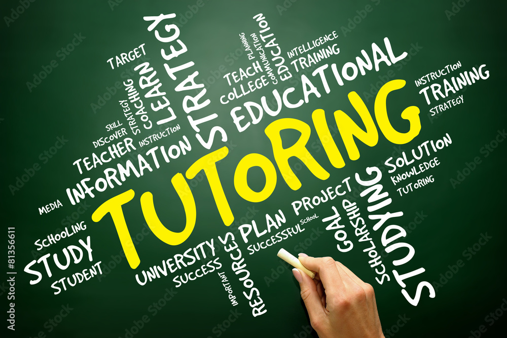TUTORING word cloud, education concept TUTORING word cloud, education concept