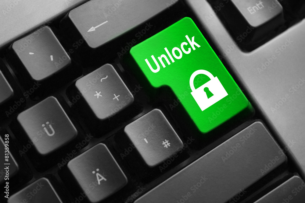 keyboard green button unlock symbol keyboard green button unlock symbol