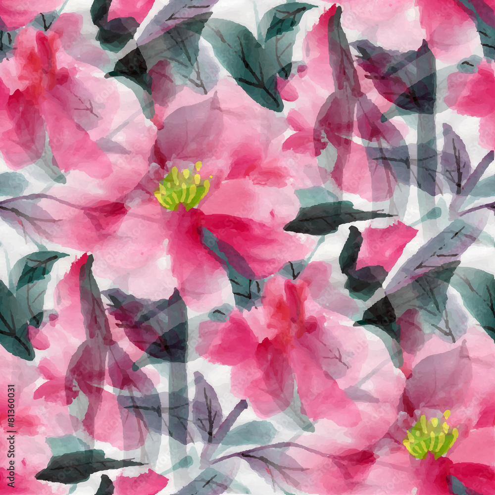 Watercolor flowers Watercolor flowers