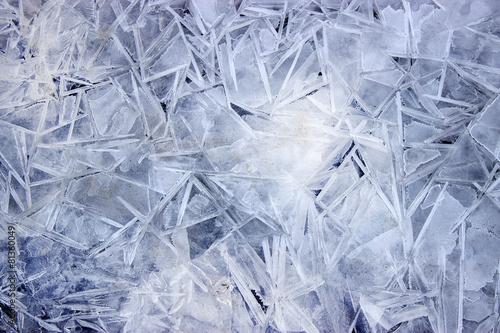 abstract background transparent brittle ice macro pattern