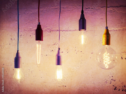 Illuminated light bulbs