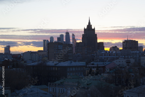landscape Moscow city, Moscow, Russia © maxim4e4ek