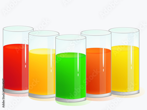 glass with juices