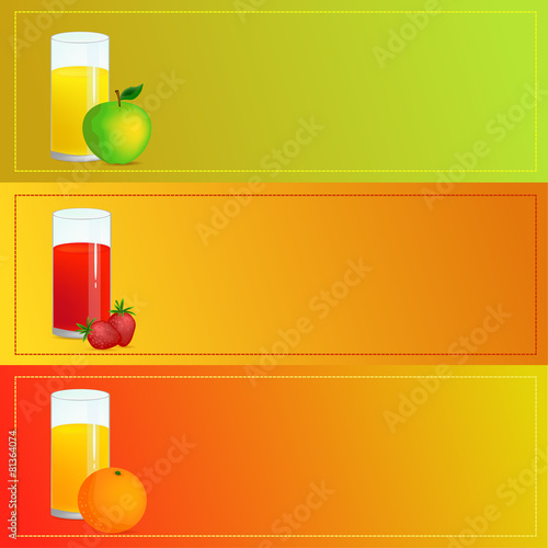 glass with juices