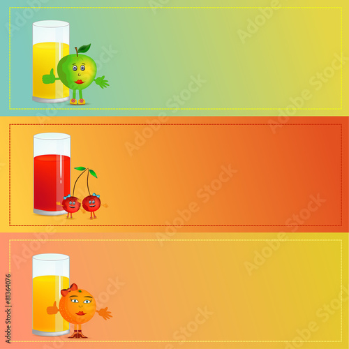 glass with juices