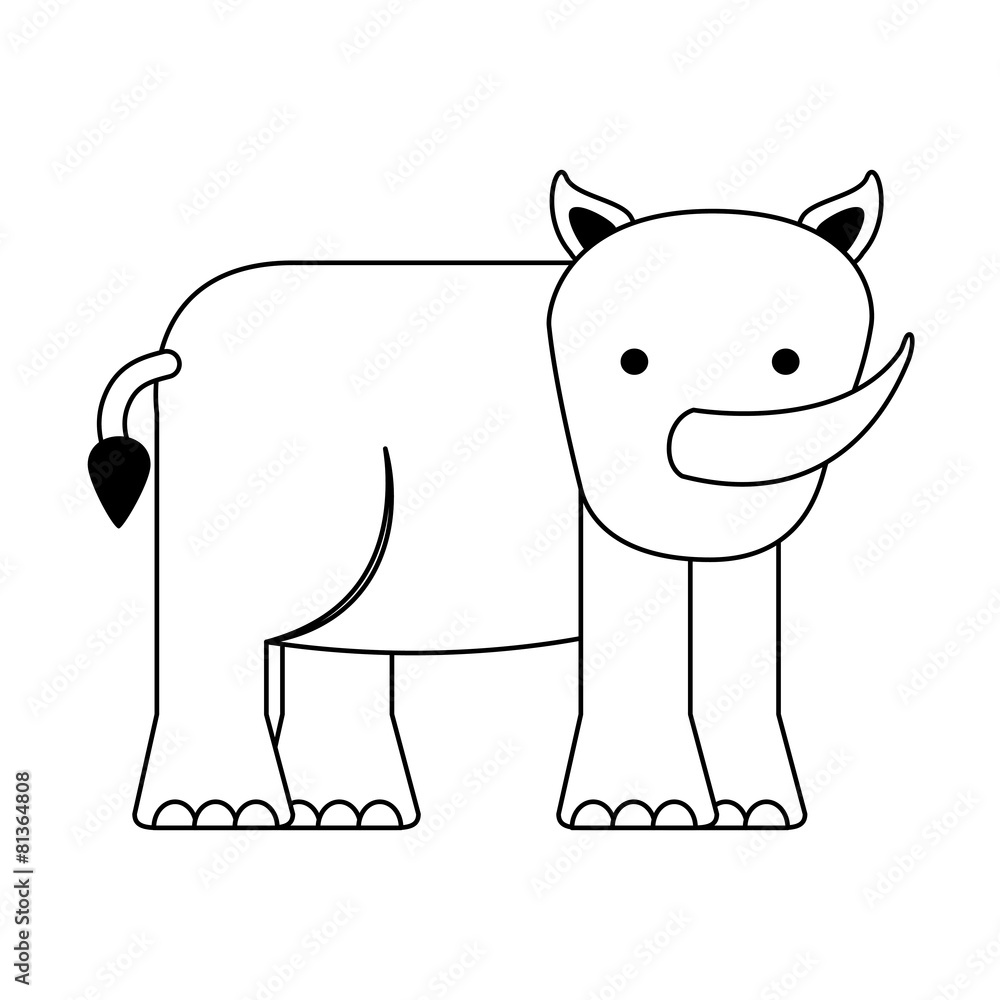 Naklejka premium animal cute