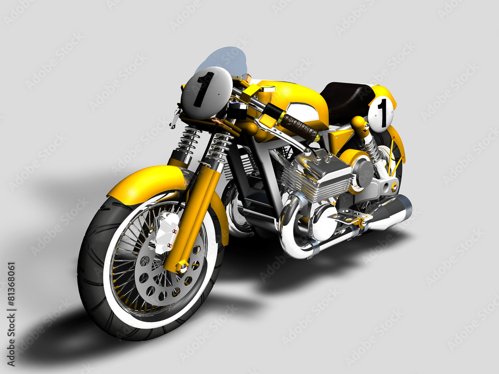 Moto Old Style Stock Illustration | Adobe Stock