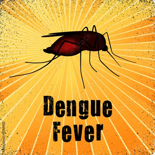Mosquito, Dengue Fever, heath care, medical, gold ray grunge