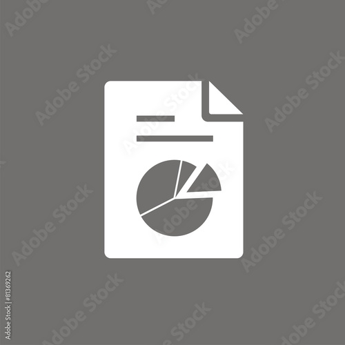 Icono hoja gráfico sectores FO