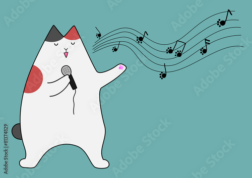 歌う猫