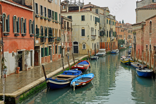 Venice, Mori fondamenta along rio of Misericordia canal © claudiozacc