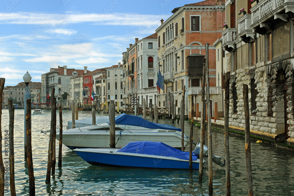 Venice, Italy, The grand canal in Cannaregio area.