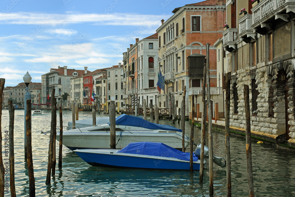 Fototapeta premium Venice, Italy, The grand canal in Cannaregio area.