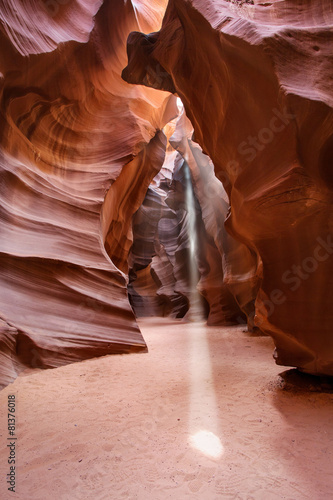 Light Shafts or Beams Antelope Canyon Arizona