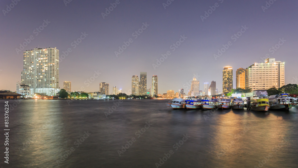 Chao Phraya River at Night