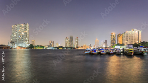 Chao Phraya River at Night
